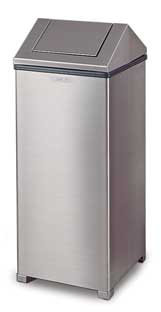 Trash Can, WasteMaster, Stainless SteelUnited Receptacle, Inc.